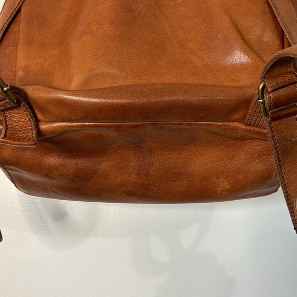 Madewell Lorimer Full Size Leather Backpack Cognac Brown G2015 main image 10